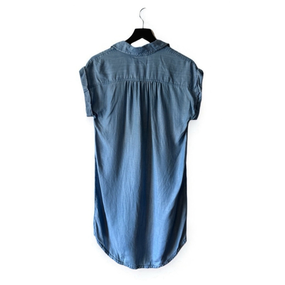 Vineyard Vines Chambray Dress Women's Size 00, Blue - Picture 4 of 6